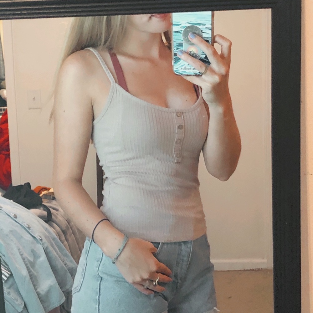 Beige tank